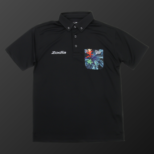 Botanical Button-Down Polo Shirt